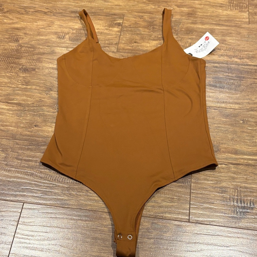 ReoRia Brown Onepiece Bodysuit